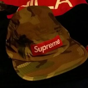 Supreme Camo Camp Cap